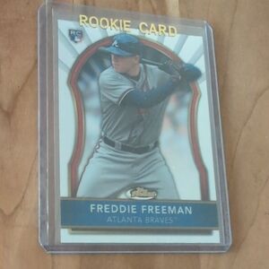 2011 Topps Finest Freddie Freeman Rookie Card Dodgers Braves